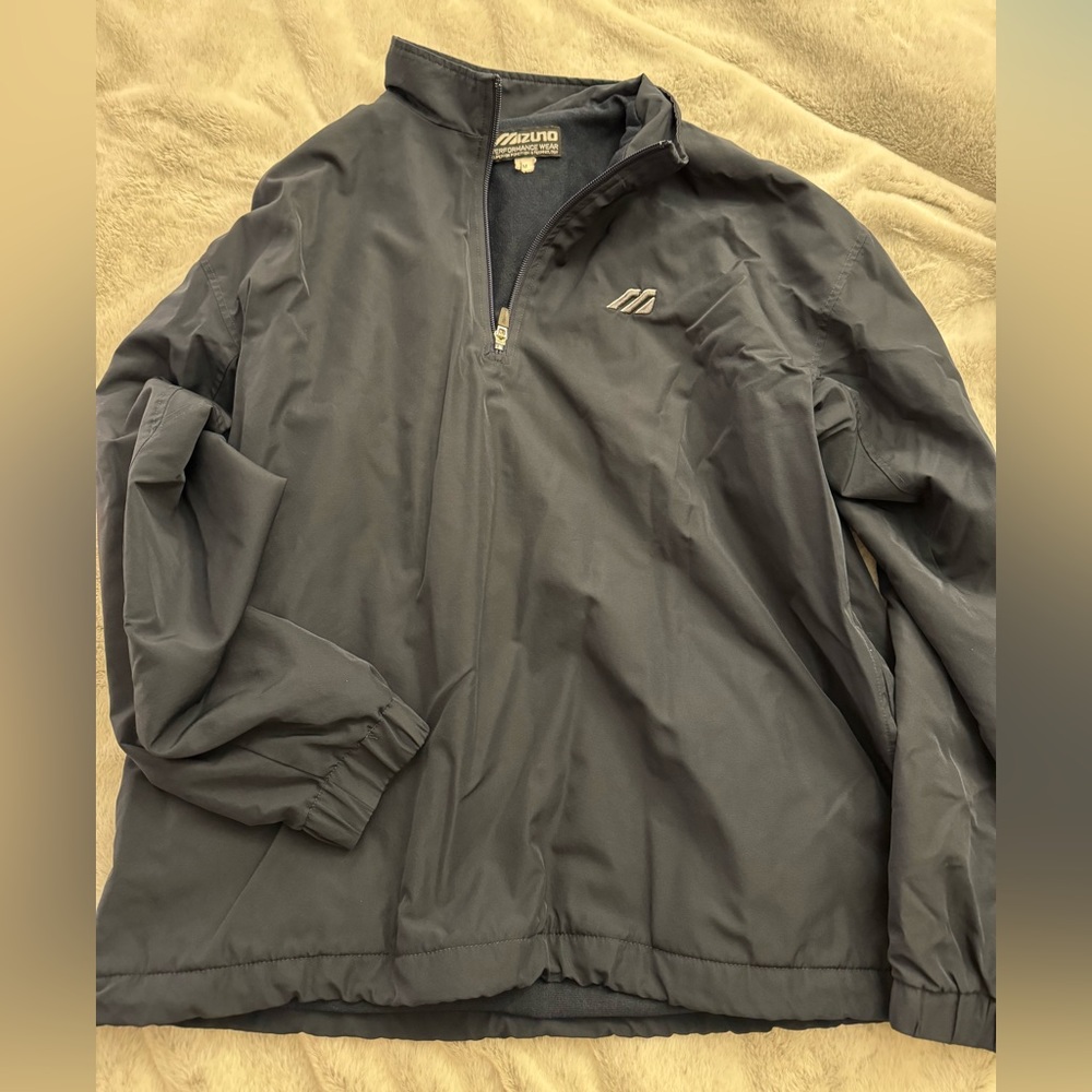 Navy Blue Mizuno Wind breaker